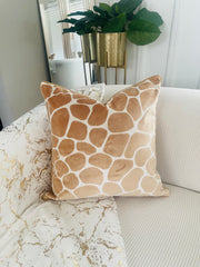 22x22 Giraffe Print Pillow Cover