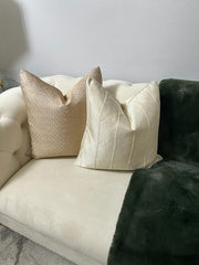 The Golden Jacquard Pillow Cover