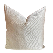 Modern Ivory Geometric Pillow Cover