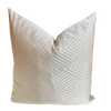Modern Ivory Geometric Pillow Cover