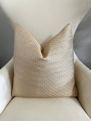 The Golden Jacquard Pillow Cover