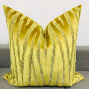 Lime Green Velvet Pillow Cover - DAINS