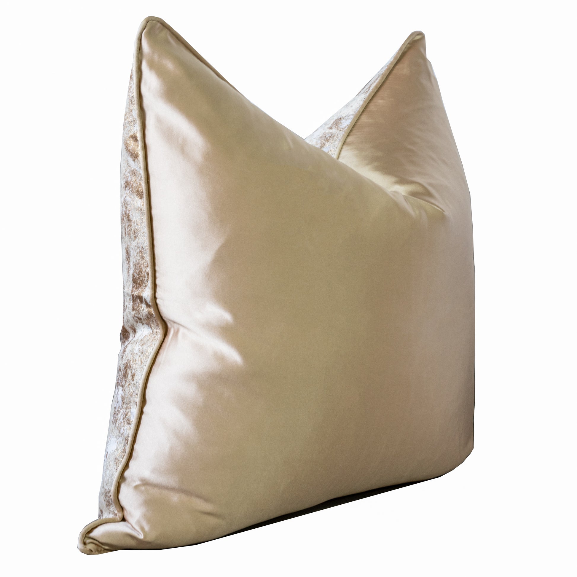 22x22 Metallic Gold Pillow Cover